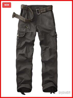 Tactical Cargo Pants Women Y2K Streetwear Cotton Work Hiking Travel Pants 7